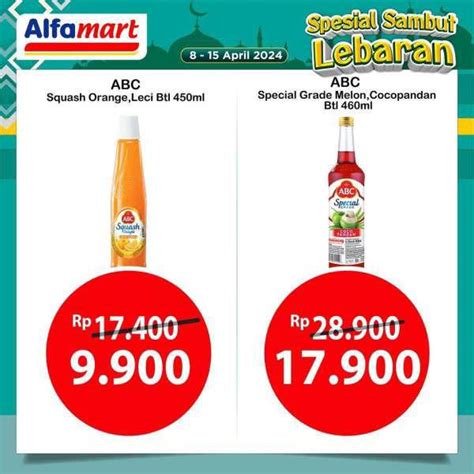 Promo Alfamart Spesial Lebaran 2024, Sirup Murah Mulai Rp .